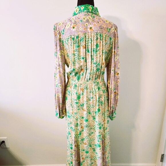 LOFT Vintage-Inspired Floral Maxi Dress – Size Small - Picture 2 of 4